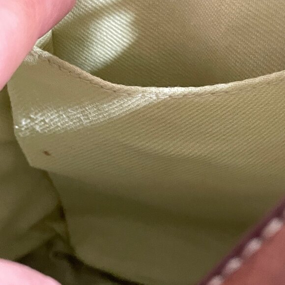 NWD RELIC Eliza Floral Women's Small Canvas Hobo Shoulder Bag Leather Trim Purse - Picture 9 of 12